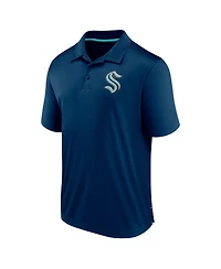 Men's Fanatics Navy Seattle Kraken Polo Shirt