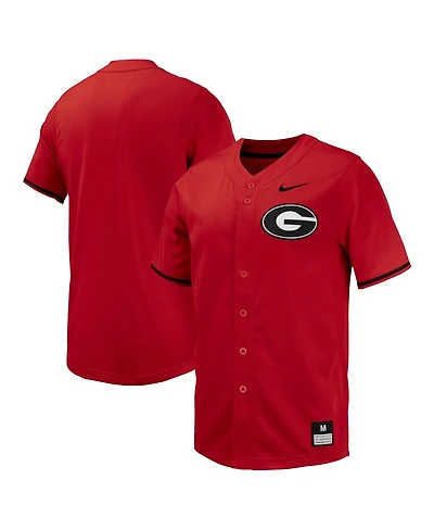 Nike Men's Georgia Bulldogs Replica Full-Button Baseball Jersey