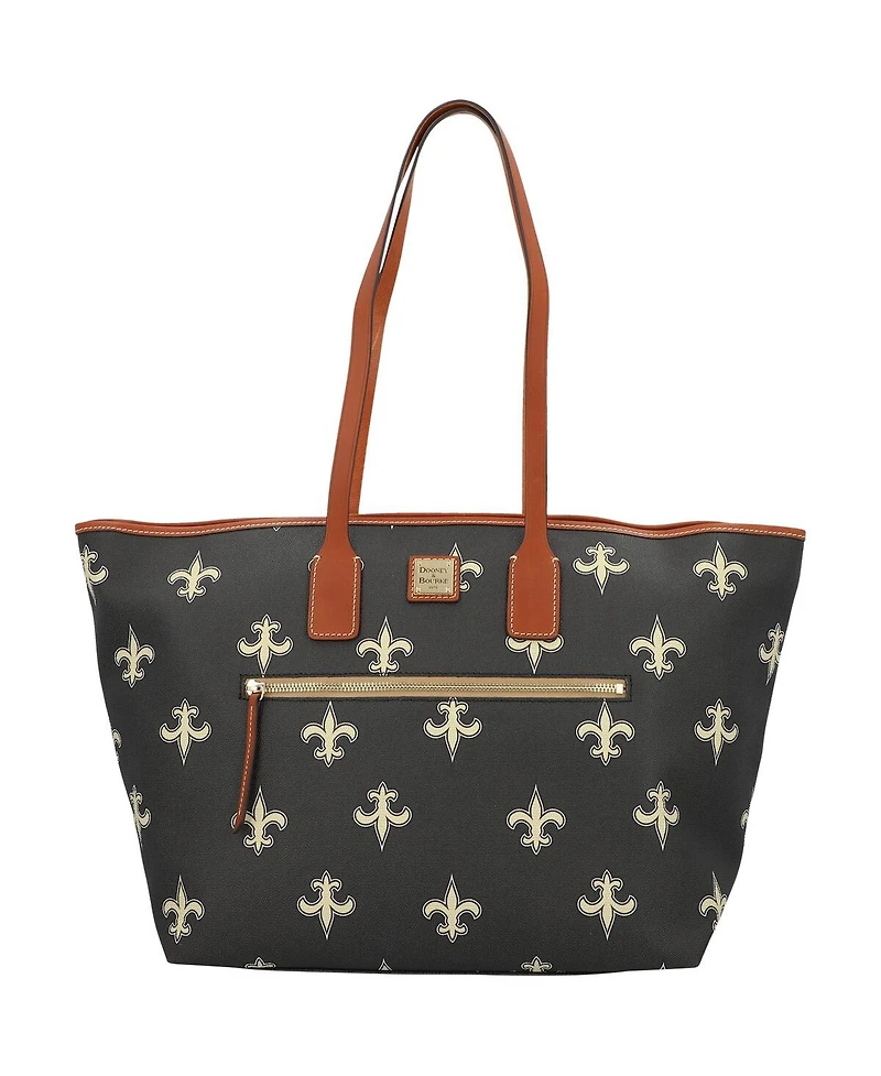 Women's Dooney & Bourke New Orleans Saints Sporty Monogram Large Zip Tote Bag