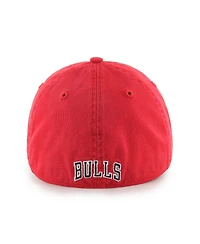 Men's '47 Brand Red Chicago Bulls Classic Franchise Fitted Hat
