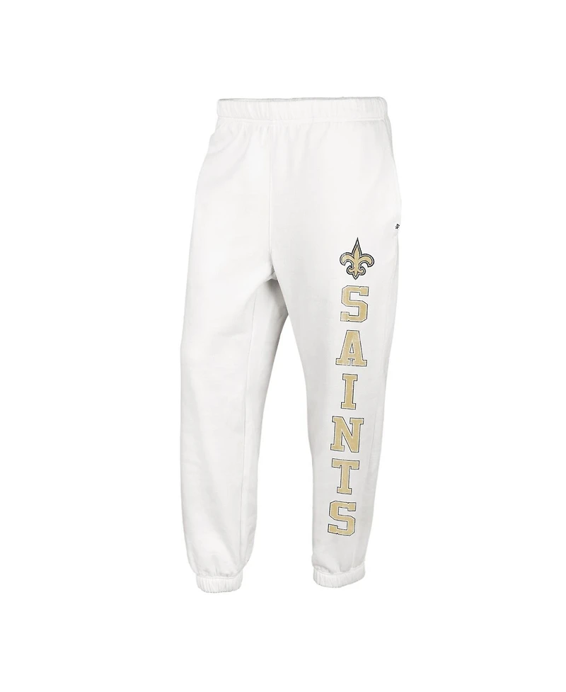 Women's '47 Brand Oatmeal Distressed New Orleans Saints Harper Joggers