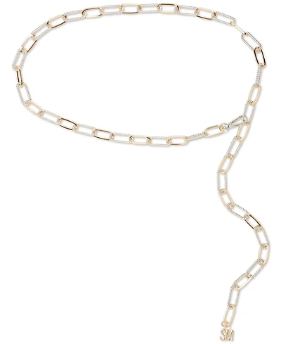 Steve Madden Women's Two-Tone Paperclip Chain Belt