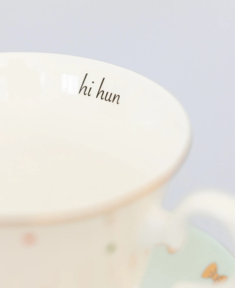 Yvonne Ellen Mouse and Squirrel Cup and Saucer, Set of 2