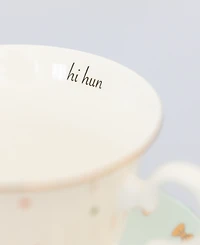 Yvonne Ellen Mouse and Squirrel Cup and Saucer, Set of 2