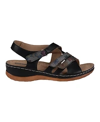 Gc Shoes Women's Dalary Strappy Footbed Flat Sandals