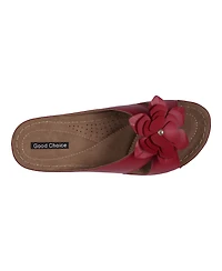 Gc Shoes Women's Joy Flower Rosette Comfort Sandals