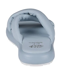 Gc Shoes Women's Nalani Crisscross Slide Flat Sandals