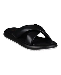 Gc Shoes Women's Nalani Crisscross Slide Flat Sandals