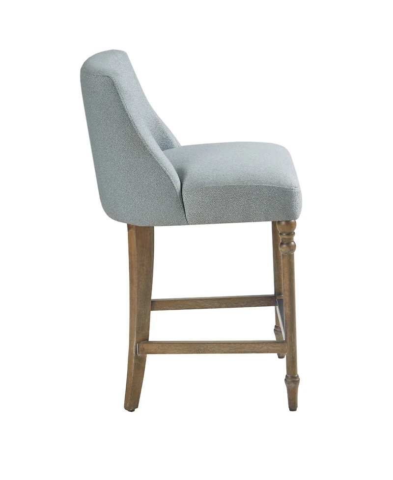 Martha Stewart Collection Delaney 20" Wide Upholstered Counter Stool