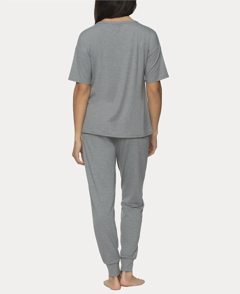 Felina Women's Jessie 2 Pc. Jersey Knit Lounge Set