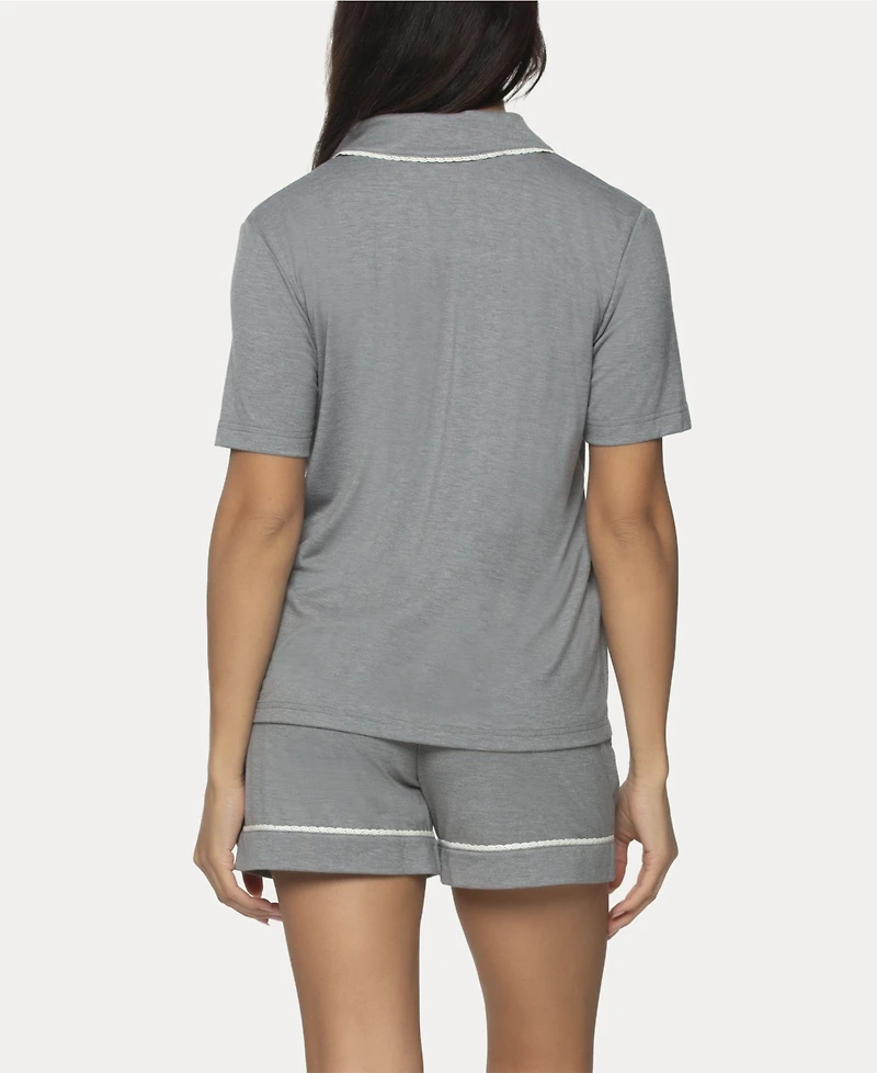 Felina Women's Jessie 2 Pc. Pajama Short Set