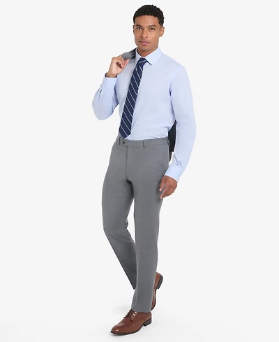 Tommy Hilfiger Men's Solid Pearl Grey Suit Separate Pants