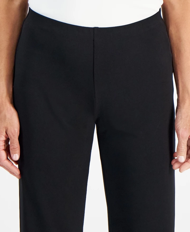Jm Collection Petites Knit Wide-Leg Pull-On Pants, Petite & Short, Created for Macy's