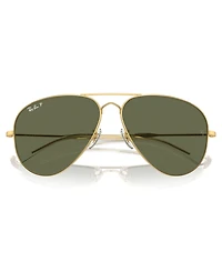 Ray-Ban Unisex Polarized Sunglasses, Old Aviator Rb3825