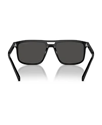 Prada Iconic Plaque Rectangular Men's Sunglasses
