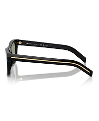 Prada Iconic Plaque Rectangular Men's Sunglasses
