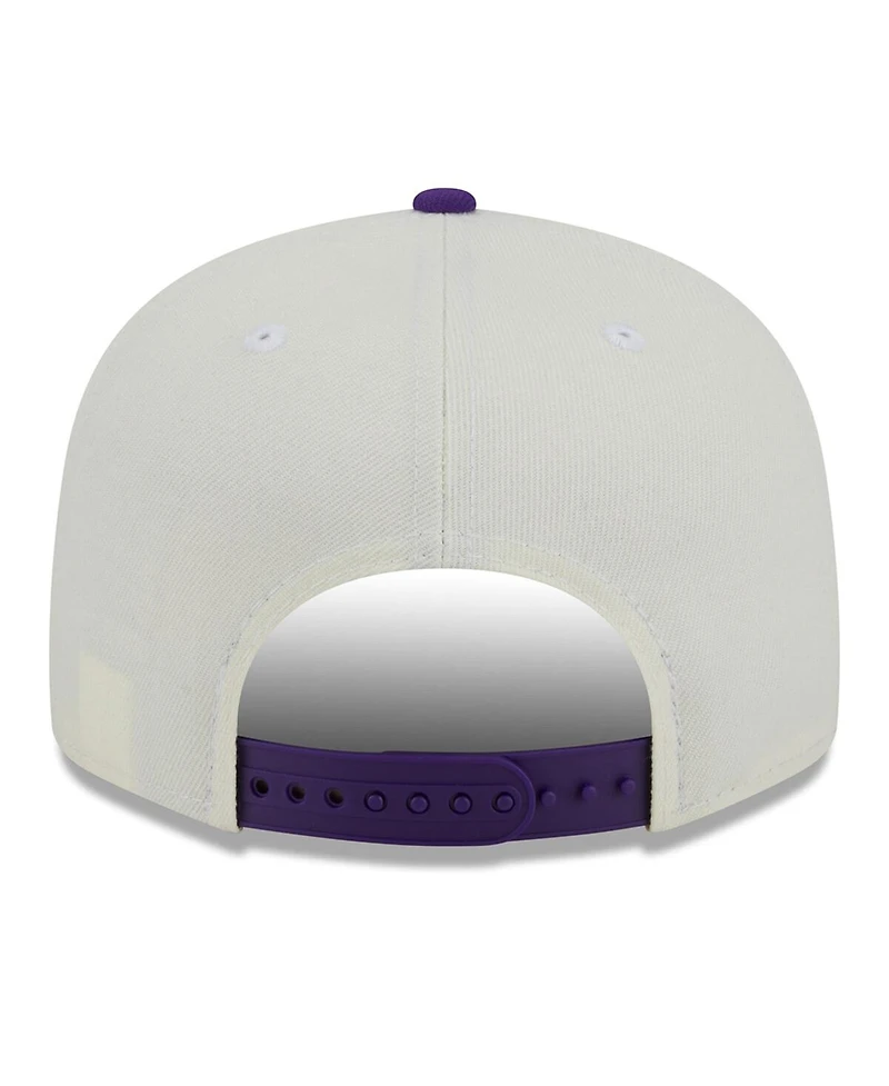 Men's New Era Cream, Purple Minnesota Vikings City Originals 9FIFTY Snapback Hat