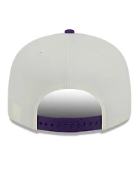 Men's New Era Cream, Purple Minnesota Vikings City Originals 9FIFTY Snapback Hat