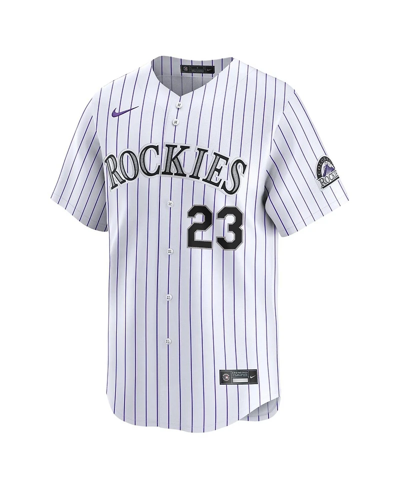 Men's Nike Kris Bryant White Colorado Rockies Home Limited Player Jersey