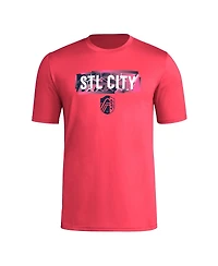 Men's adidas Red St. Louis City Sc Local Pop Aeroready T-shirt