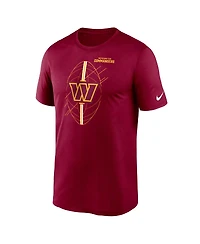 Men's Nike Burgundy Washington Commanders Legend Icon Performance T-shirt