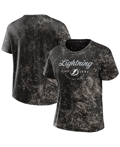 Women's Fanatics Black Tampa Bay Lightning Breakaway T-shirt