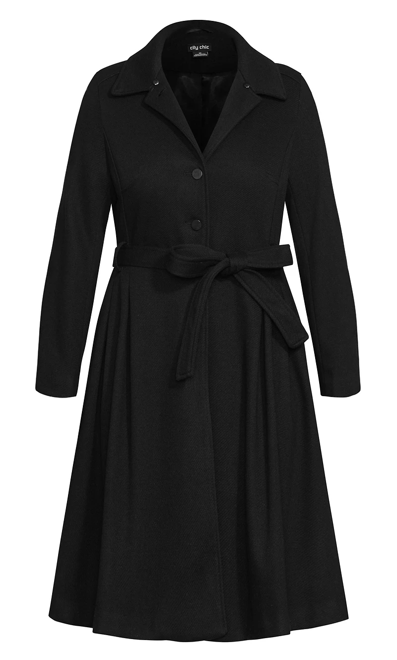 City Chic Plus Blushing Belle Coat
