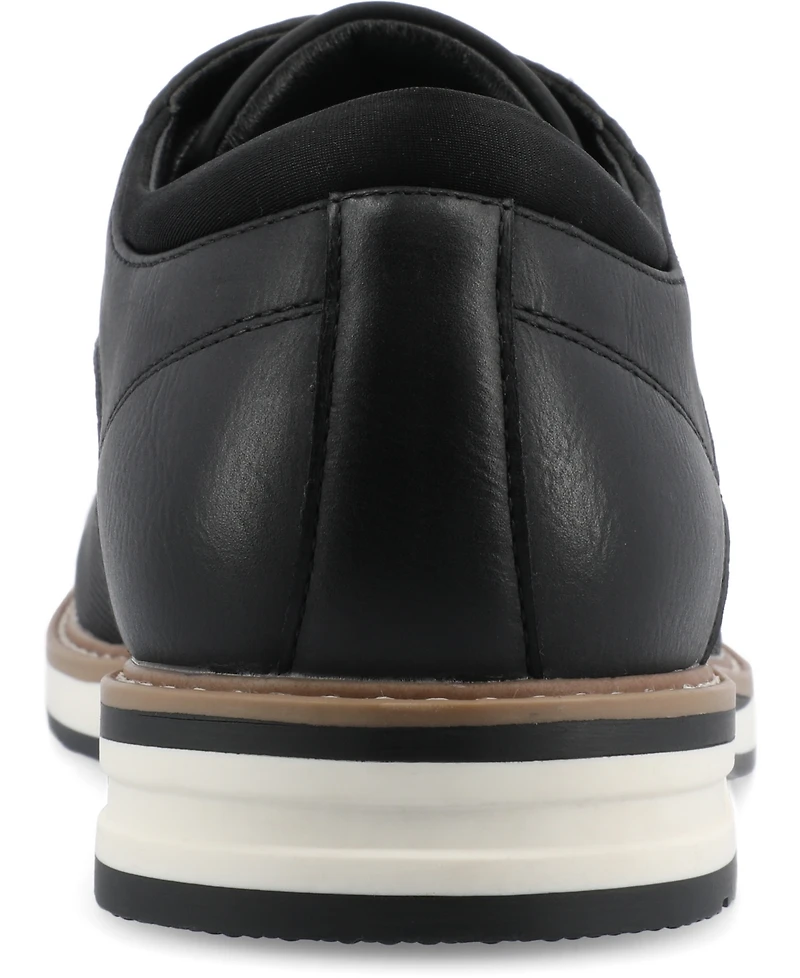 Vance Co. Men's Leon Tru Comfort Foam Lace-Up Casual Dress Shoes