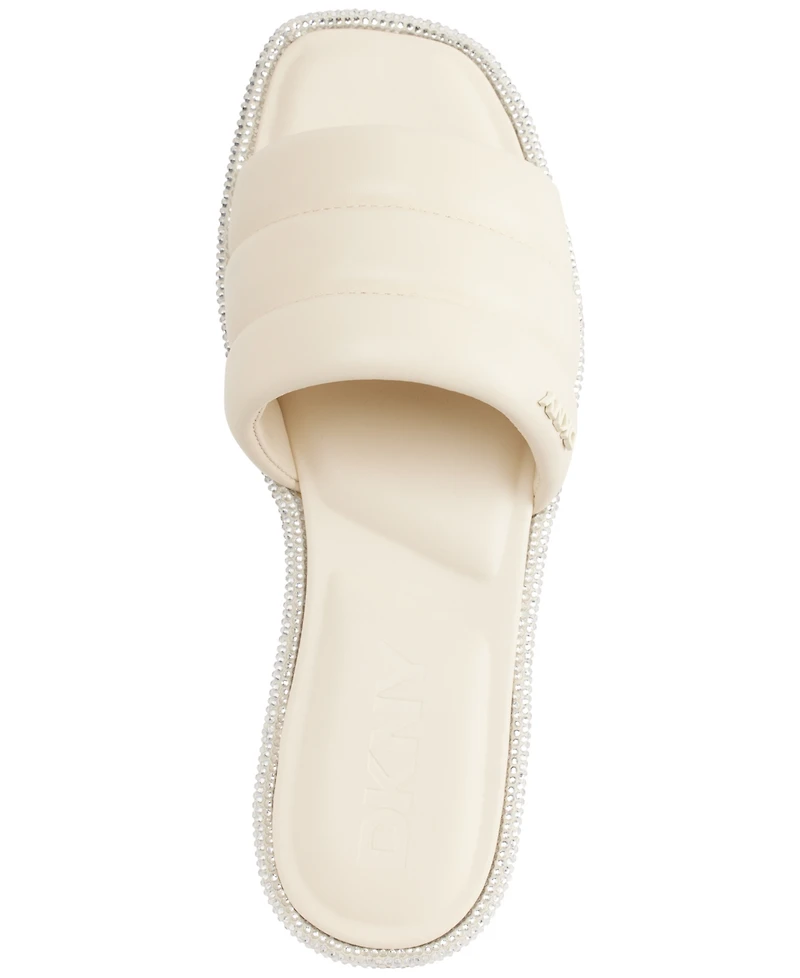 Dkny Bethea Quilted Slip-On Slide Sandals