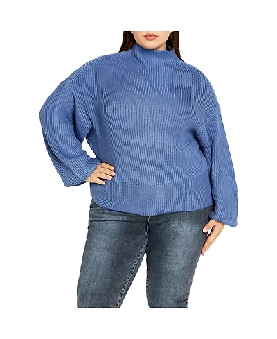 City Chic Plus Angel Sweater