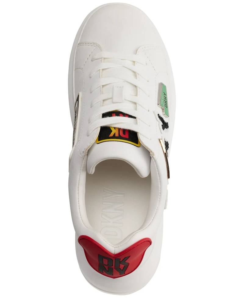 Dkny Jewel City Signs Lace-Up Low-Top Platform Sneakers