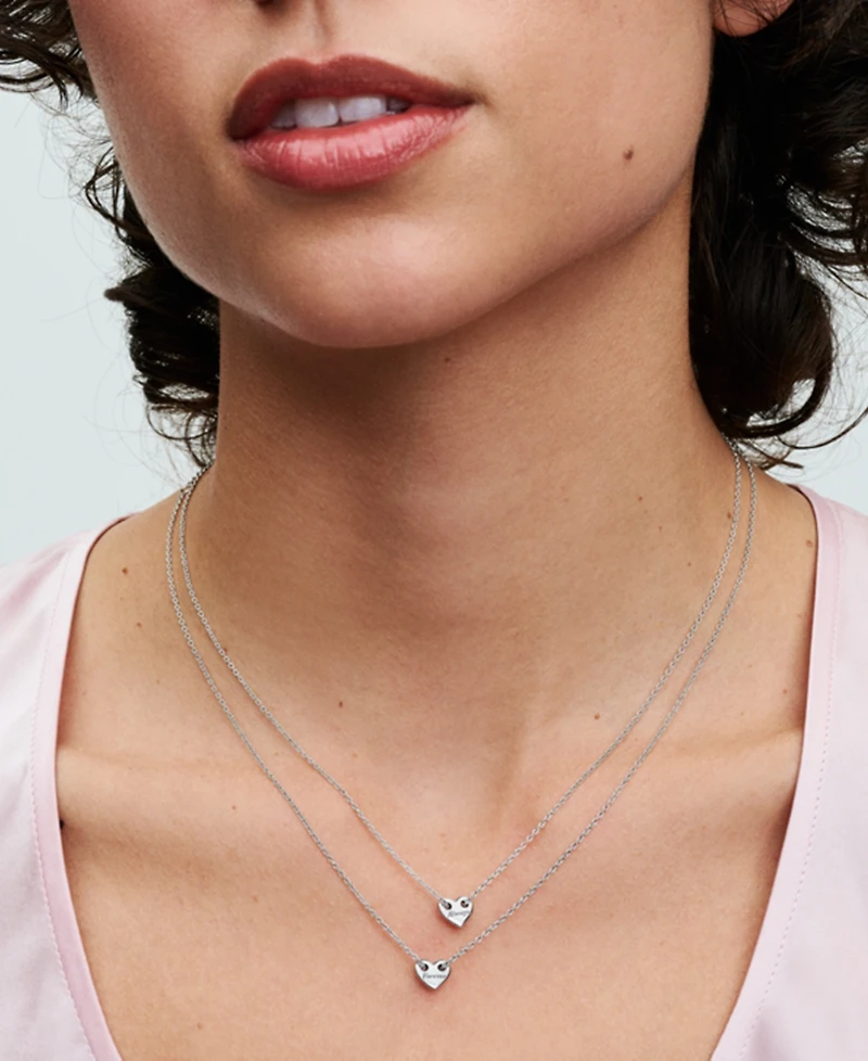 Pandora Forever Always Splittable Heart Collier Necklaces