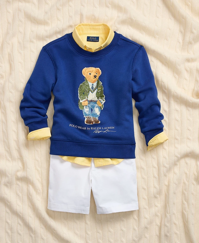 Polo Ralph Lauren Toddler and Little Boys Straight Fit Stretch Twill Short