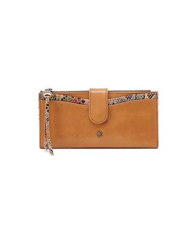 Hobo Max Continental Wallet - Blue Stone