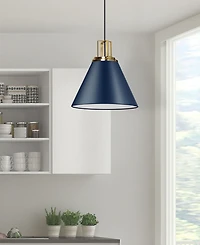 Dainolite 16.5" Metal Sonus 1 Light Pendant