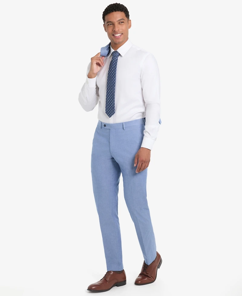 Tommy Hilfiger Men's Modern-Fit Solid Cotton Pants
