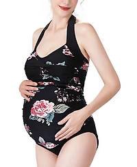 Arely Maternity Upf 50+ Tankini Top & Bottom 2-Piece Swim Set