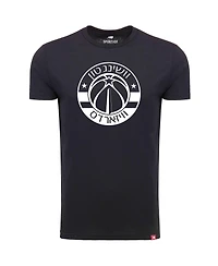 Men's Sportiqe Black Washington Wizards Hebrew Language Comfy Tri-Blend T-shirt