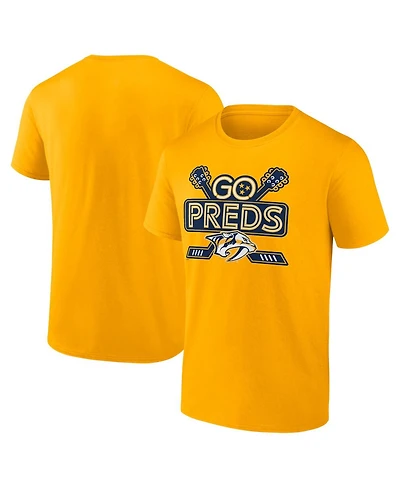 Men's Fanatics Gold Nashville Predators Local T-shirt