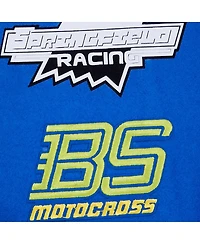 Men's Freeze Max Royal, White The Simpsons Racing Varsity Full Zip Jacket