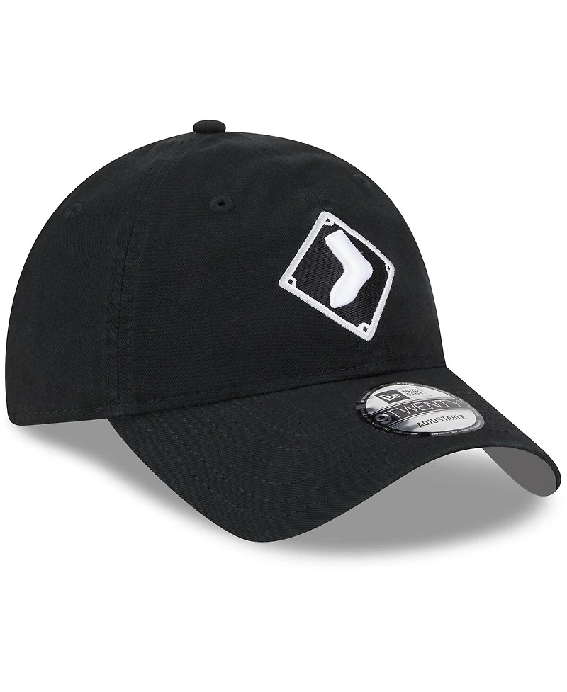 Men's New Era Black Chicago White Sox 2024 Batting Practice 9TWENTY Adjustable Hat
