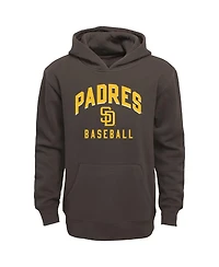 Baby Boys and Girls Brown, Heather Gray San Diego Padres Play by Pullover Hoodie Pants Set