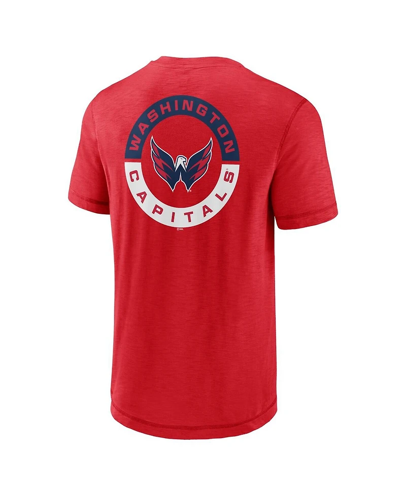 Men's Fanatics Red Washington Capitals High Stick T-shirt