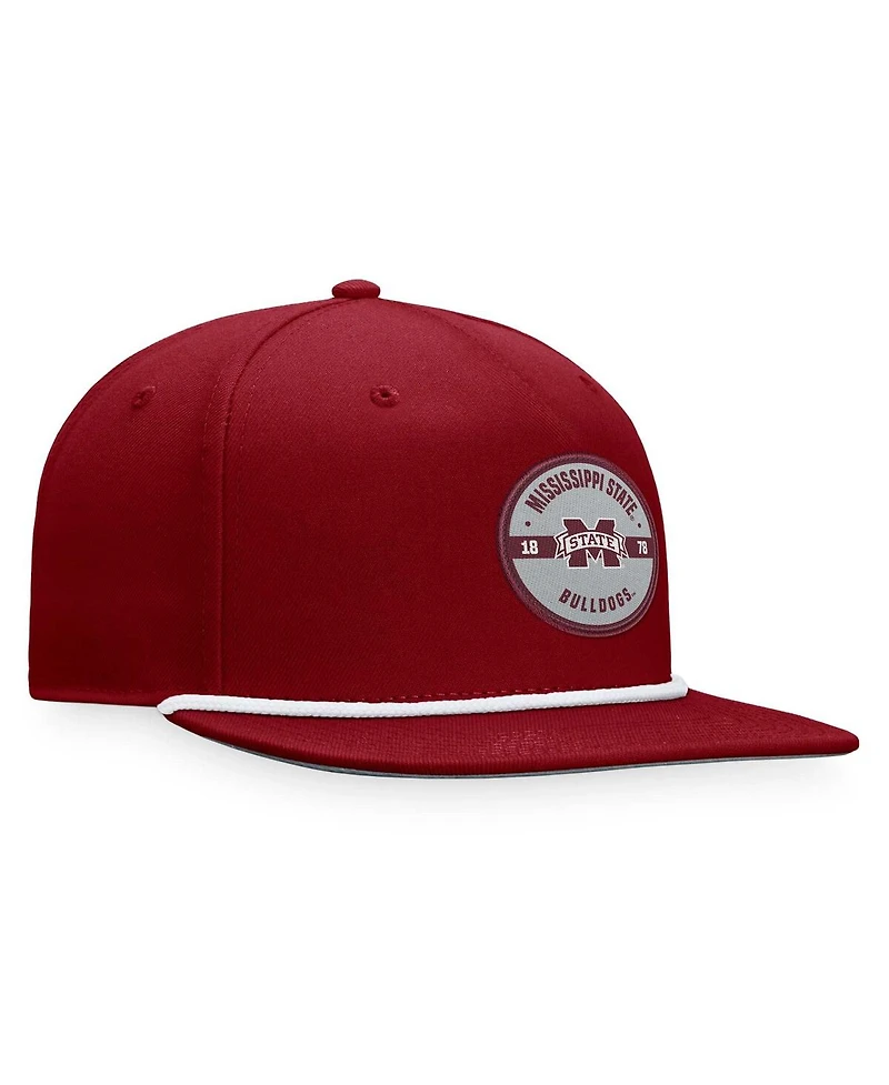 Men's Top of the World Maroon Mississippi State Bulldogs Bank Hat