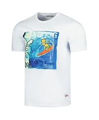 Men's Freeze Max White The Simpsons Surfer T-shirt