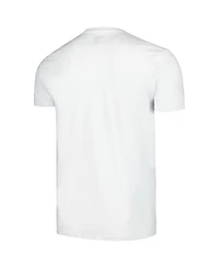 Men's White John Wayne Black & White Photo Graphic T-shirt