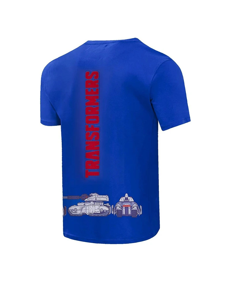 Men's and Women's Freeze Max Royal Transformers Barricade T-shirt