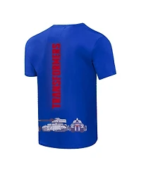Men's and Women's Freeze Max Royal Transformers Barricade T-shirt