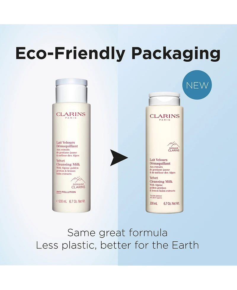 Clarins Velvet Cleansing Milk, 6.7 oz.