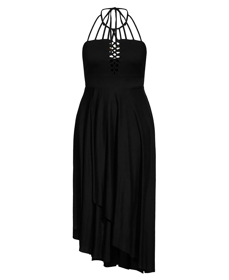 Plus Plait Detail Maxi Dress